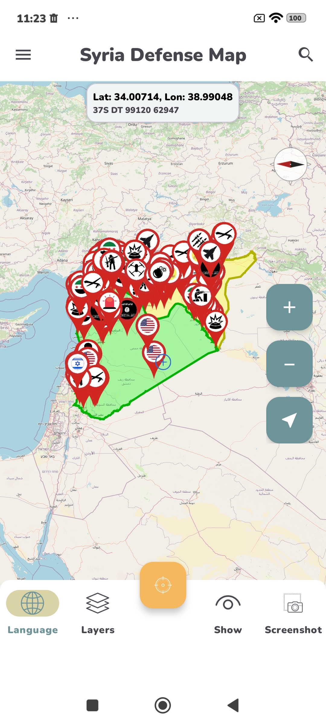 Syria Defense Map preview